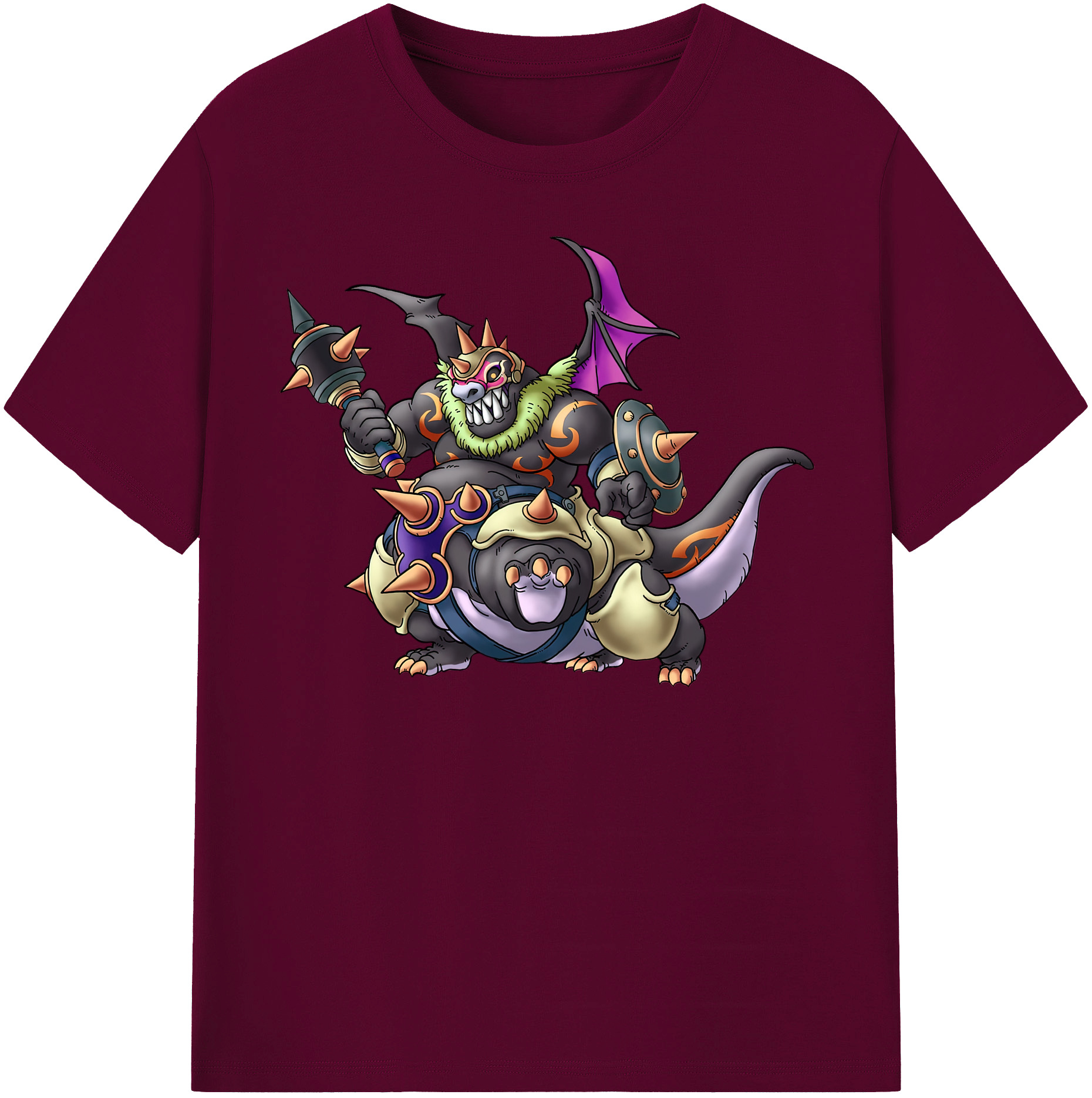 （画像用） ドラゴンクエスト Doragon Kuesuto Dragon Quest レディースカジュアルプリントTシャツ（綿100％）